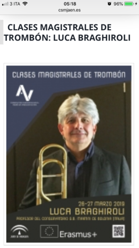 Master Class Conservatorio Jaen (Spagna)